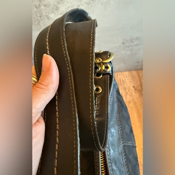 Coach Bleeker Duffle No 11437 Canvas Black - Picture 3 of 9